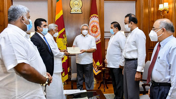 Cabinet subcommittee on Easter attack hands over report to Sri Lanka President Gotabaya Rajapaksa