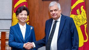 Chinese Envoy Shen Yiqin Meets Sri Lanka President Ranil Wickremesinghe ...