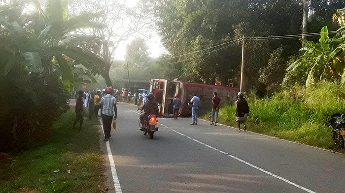 SLTB bus accident in Monaragala