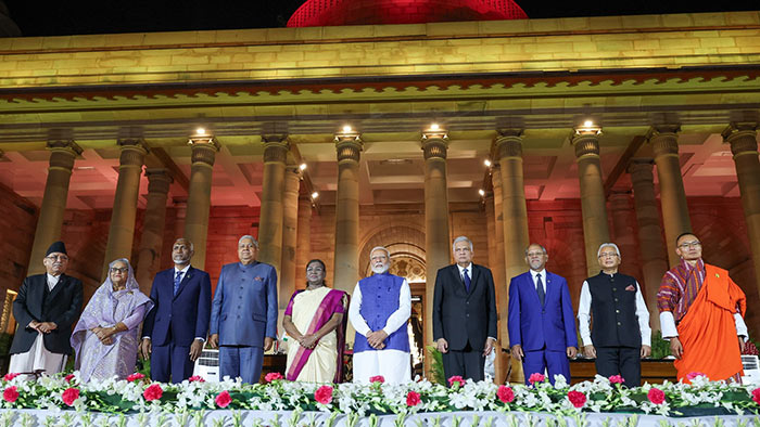 Sri Lankan President Ranil Wickremesinghe attends Narendra Modi's third-term swearing-in