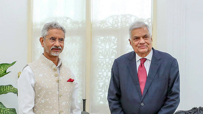 Indian Foreign Minister Dr. S. Jaishankar meets Sri Lankan President Ranil Wickremesinghe