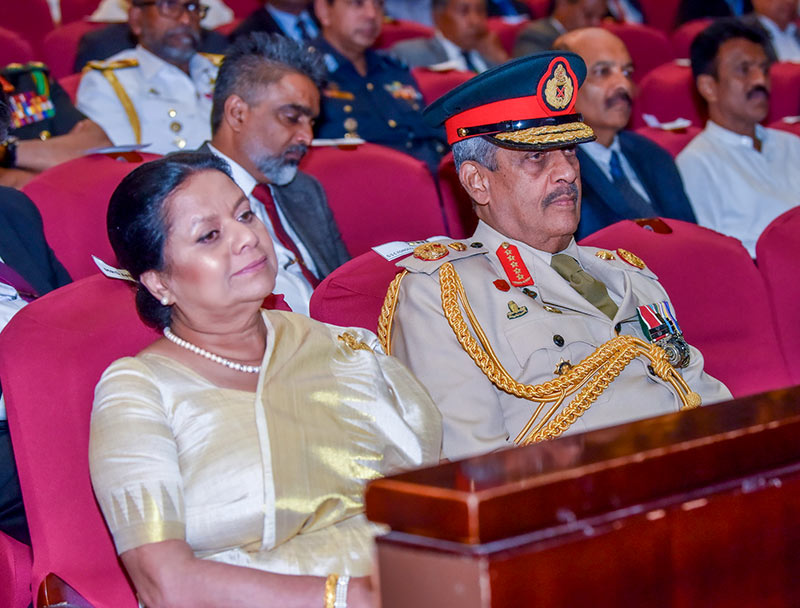 Field Marshal Sarath Fonseka with Anoma Fonseka