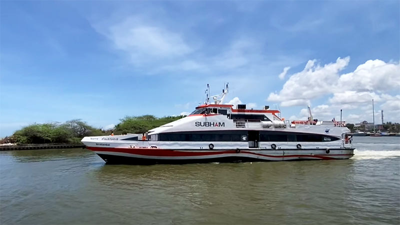 Ferry service between Sri Lanka and India - Subham Ferry