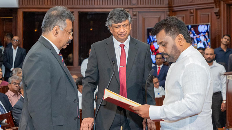 Anura Kumara Dissanayake sworn in as Sri Lanka’s 9th Executive President