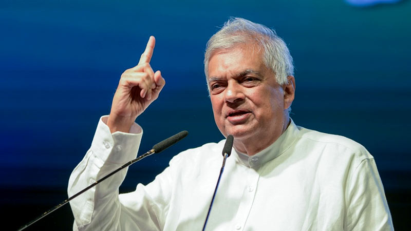 Former Sri Lankan President Ranil Wickremesinghe