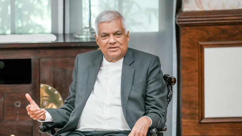 Former Sri Lankan President Ranil Wickremesinghe