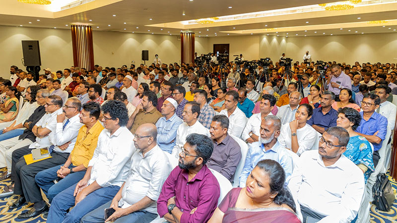 Gathering of NPP parliamentary candidates in Thalawathugoda, Sri Lanka, on October 13, 2024