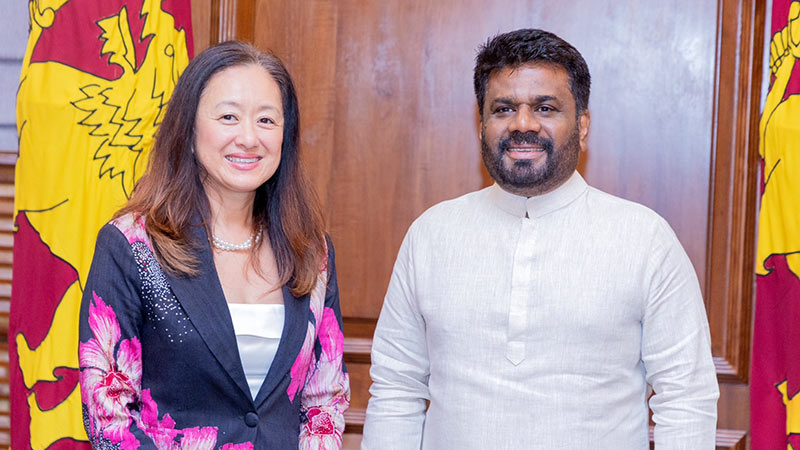 U.S. Ambassador Julie Chung meets Sri Lankan President Anura Kumara Dissanayake