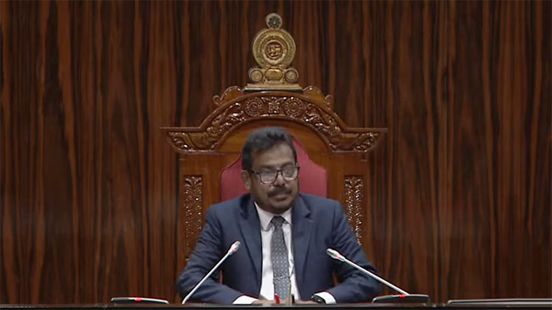 Asoka Sapumal Ranwala appointed new Speaker of the Sri Lanka Parliament