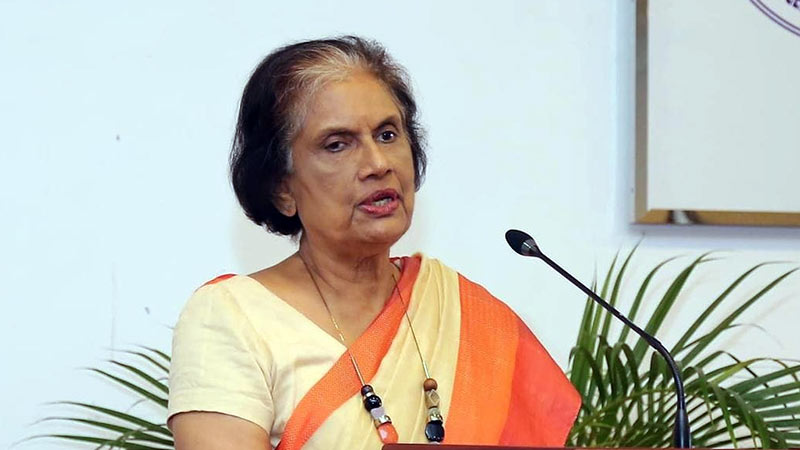 Former Sri Lankan President Chandrika Bandaranaike Kumaratunga