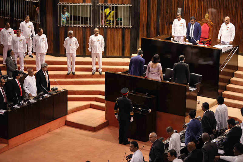 Inaugural session of the 10th Parliament of Sri Lanka