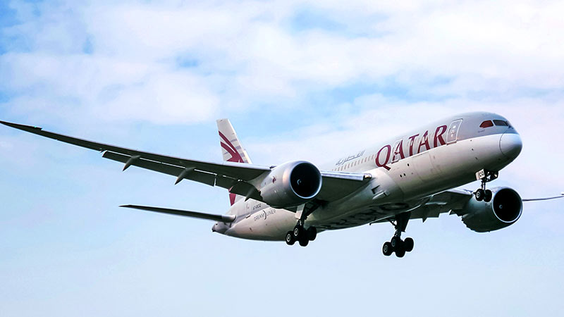 Qatar Airways Plane - A7-BCQ - Boeing 787-8 Dreamliner