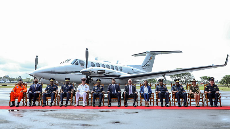 Sri Lanka Air Force gets Beechcraft King Air 350 aircraft from Australia