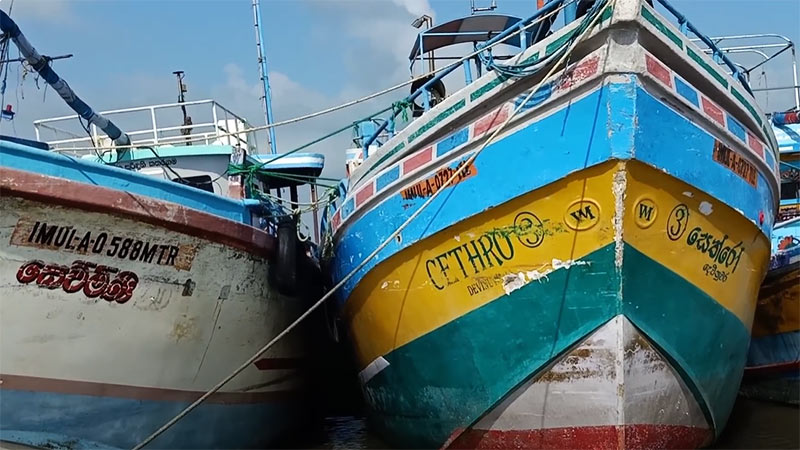 Sri Lanka fishing boats