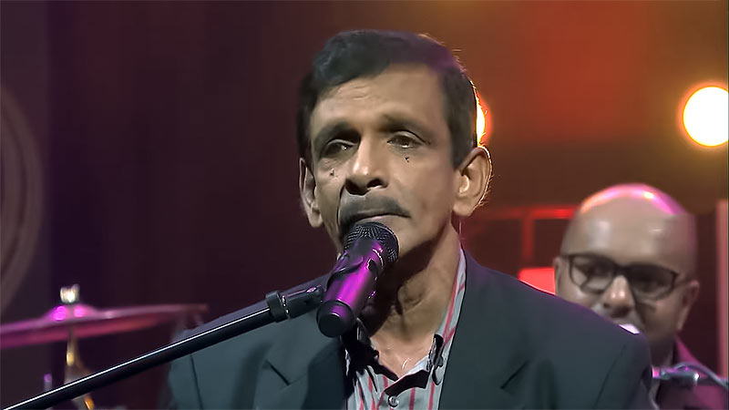 Sri Lankan singer Anil Bharathi