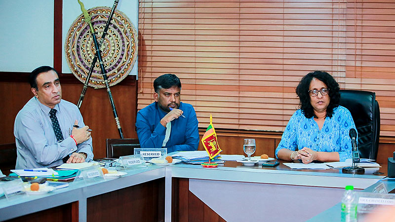 Sri Lankan Prime Minister Dr. Harini Amarasuriya and Mr. Nalaka Kaluwewa