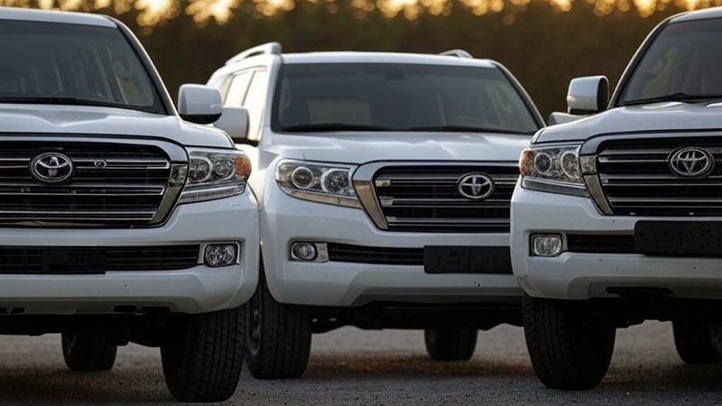 Toyota Land Cruiser 200 Series with V8 Engines