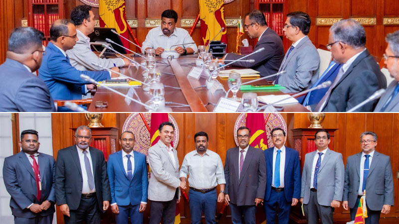 Sri Lanka President Anura Kumara Dissanayake with IMF Delegation