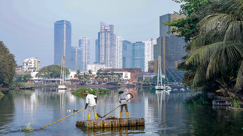 Tri-Forces and CSD lead Beira Lake clean-up under 'Clean Sri Lanka' initiative