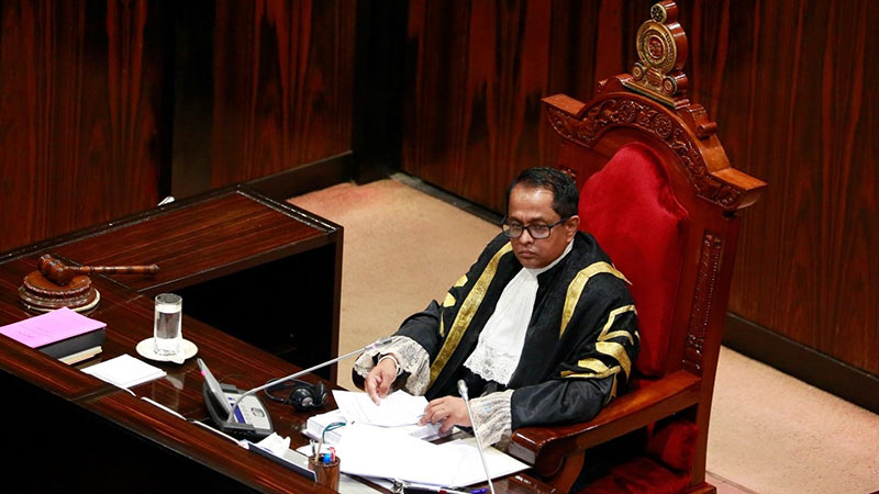 Jagath Wickramaratne - Speaker of Parliament of Sri Lanka