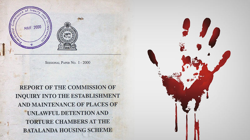 Batalanda commission report Sri Lanka