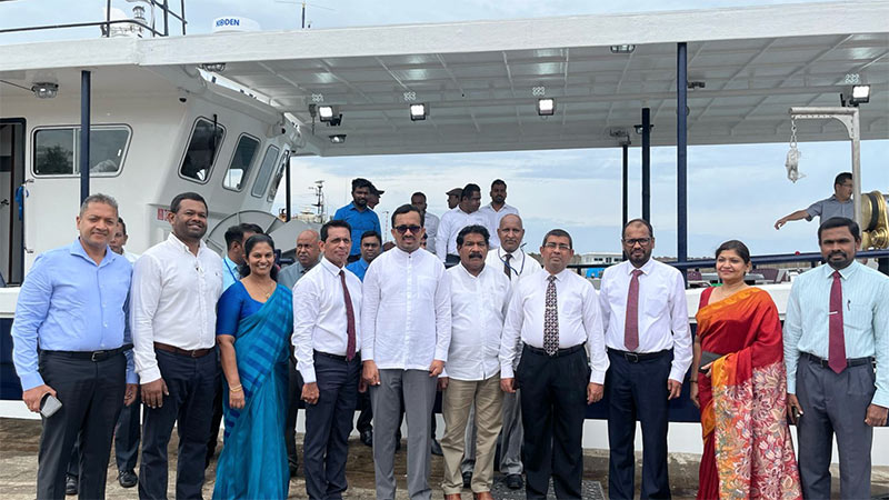 Sri Lanka launches largest locally manufactured fishing vessel for Somalia