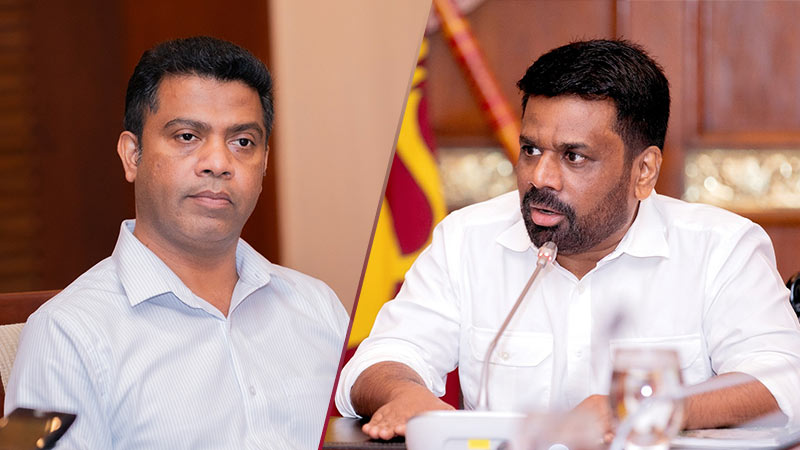 Minister of Health and Mass Media Dr. Nalinda Jayatissa and Sri Lankan President Anura Kumara Dissanayake